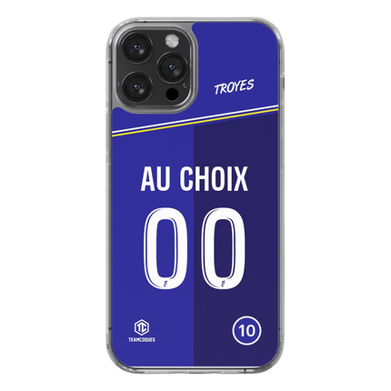 Coque foot TROYES ESTAC personnalisable - TEAMCOQUES