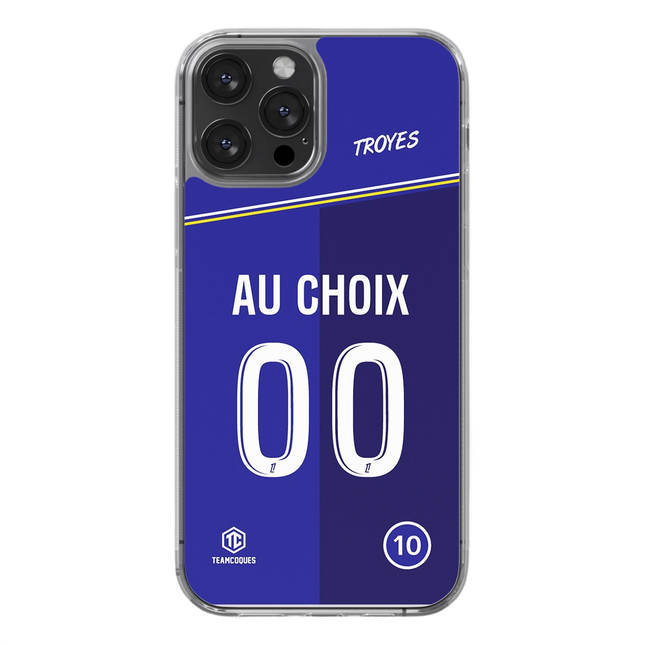 Coque foot TROYES ESTAC personnalisable - TEAMCOQUES