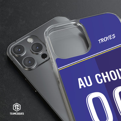 Coque foot TROYES ESTAC personnalisable - TEAMCOQUES