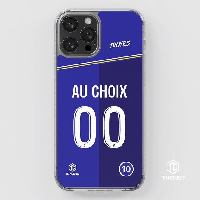 Coque foot TROYES ESTAC personnalisable - TEAMCOQUES