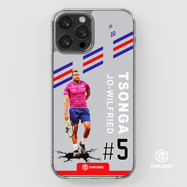 Coque joueur JO-WILFRIED TSONGA TENNIS - TEAMCOQUES