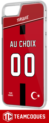 Coque foot TURQUIE - flocage 100% personnalisable - iPhone smartphone - TEAMCOQUES