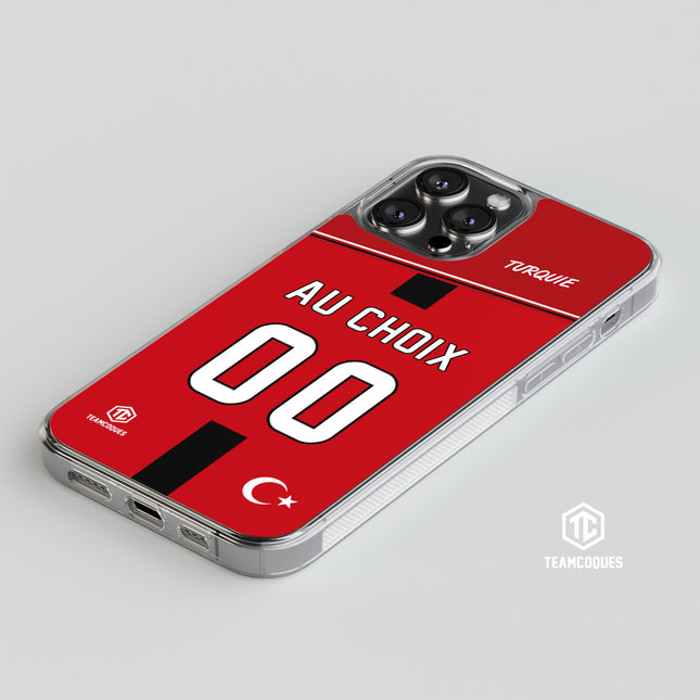 Coque foot TURQUIE personnalisable - TEAMCOQUES