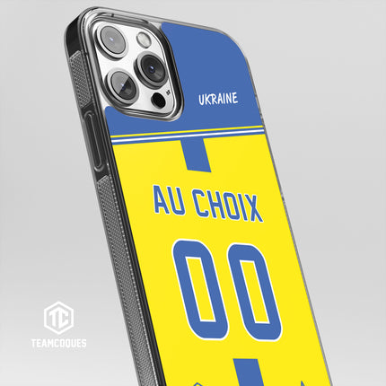 Coque foot UKRAINE personnalisable - TEAMCOQUES