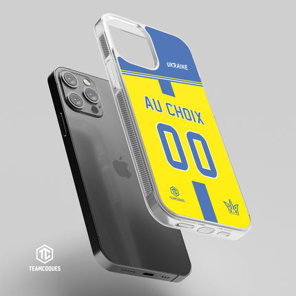 Coque foot UKRAINE personnalisable - TEAMCOQUES