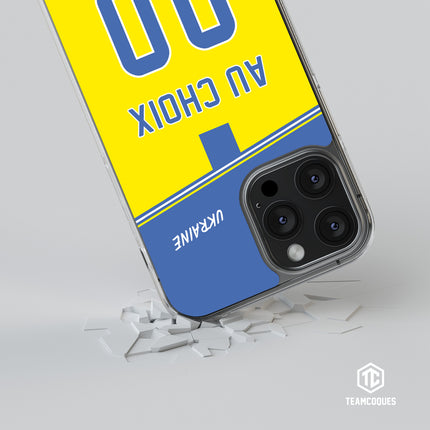 Coque foot UKRAINE personnalisable - TEAMCOQUES