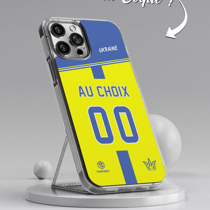 Vidéo Coque foot UKRAINE personnalisable - TEAMCOQUES