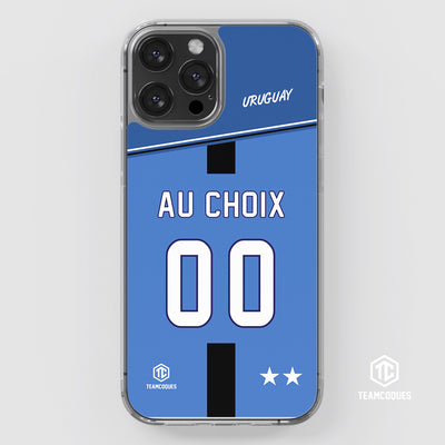 Coque foot URUGUAY personnalisable - TEAMCOQUES