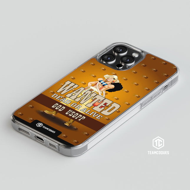 Coque design ONE PIECE - USOPP PIPO - TEAMCOQUES