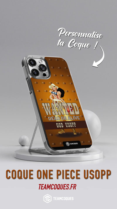 Vidéo Coque design ONE PIECE - USOPP PIPO - TEAMCOQUES