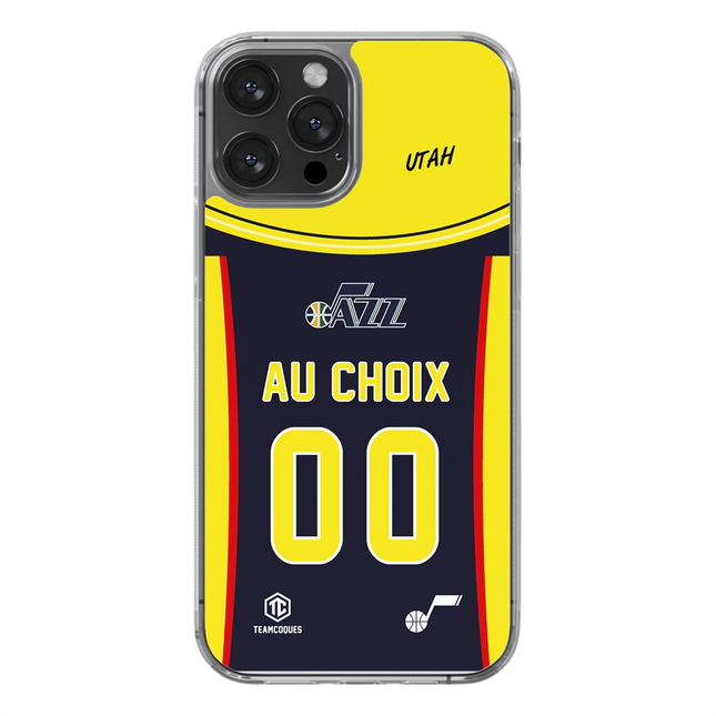 Coque basket NBA UTAH JAZZ personnalisable - TEAMCOQUES
