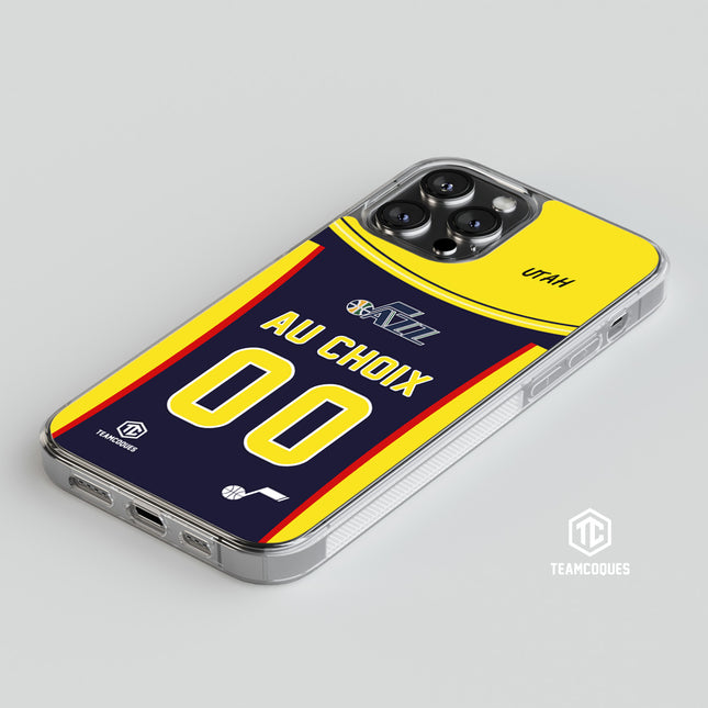Coque basket NBA UTAH JAZZ personnalisable - TEAMCOQUES