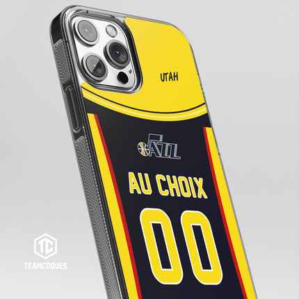 Coque basket NBA UTAH JAZZ personnalisable - TEAMCOQUES