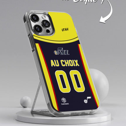 Vidéo Coque basket NBA UTAH JAZZ personnalisable - TEAMCOQUES