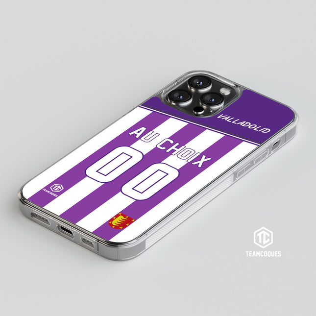 Coque foot VALLADOLID personnalisable - TEAMCOQUES