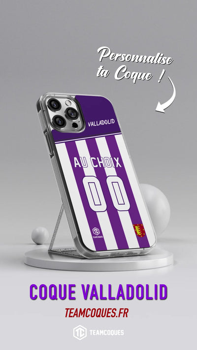Vidéo Coque foot VALLADOLID personnalisable - TEAMCOQUES