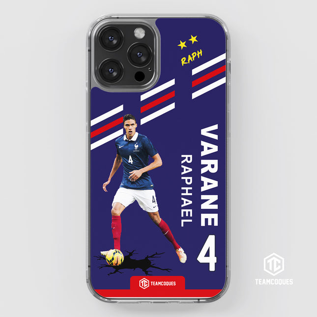 Coque joueur RAPHAEL VARANE EQUIPE DE FRANCE EDF - TEAMCOQUES