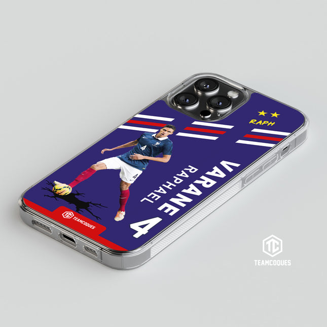 Coque joueur RAPHAEL VARANE EQUIPE DE FRANCE EDF - TEAMCOQUES