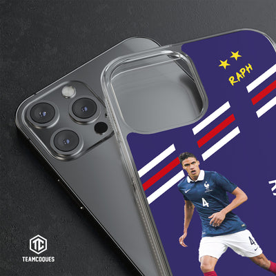 Coque joueur RAPHAEL VARANE EQUIPE DE FRANCE EDF - TEAMCOQUES