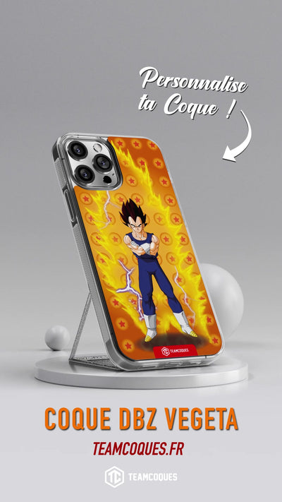 Vidéo Coque design DRAGON BALL - VEGETA 02 - TEAMCOQUES