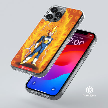 Coque design DRAGON BALL - VEGETA 04 SUPER SAIYAN JAUNE - TEAMCOQUES