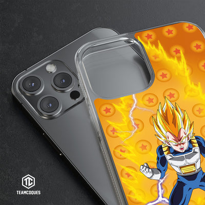 Coque design DRAGON BALL - VEGETA 05 SUPER SAIYAN JAUNE - TEAMCOQUES