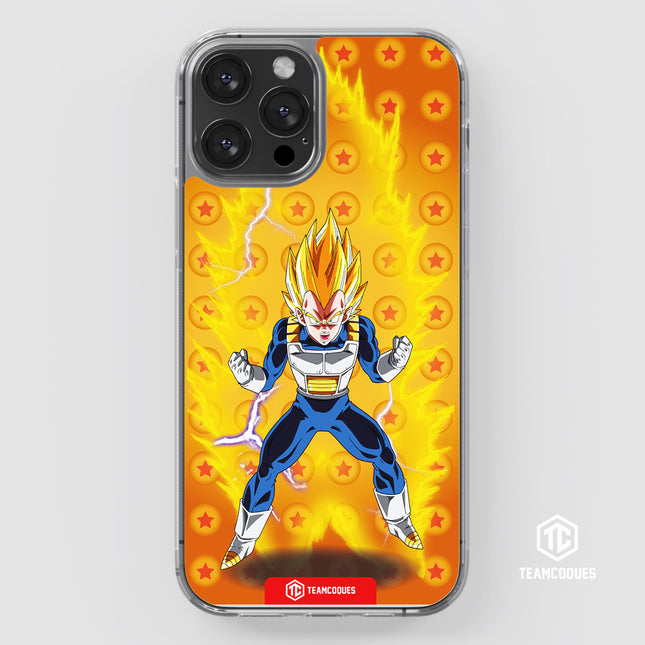 Coque design DRAGON BALL - VEGETA 05 SUPER SAIYAN JAUNE - TEAMCOQUES