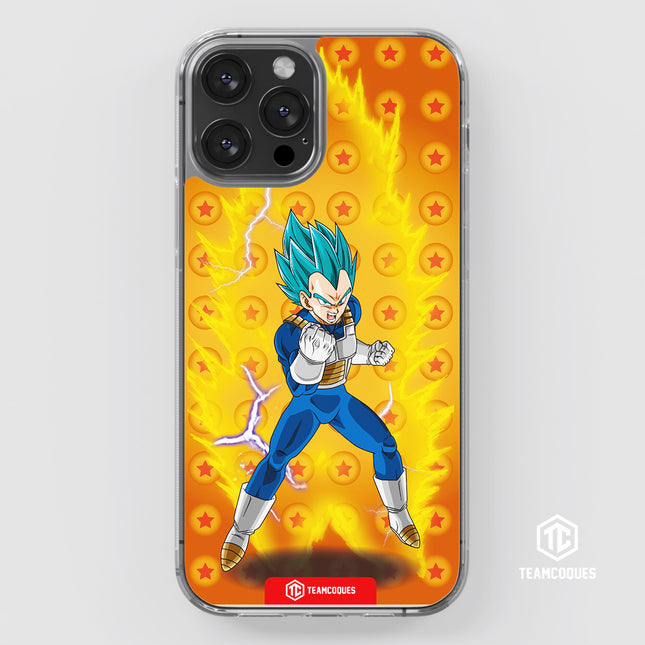 Coque design DRAGON BALL - VEGETA 06 SUPER SAIYAN BLEU - TEAMCOQUES