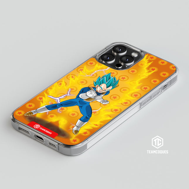 Coque design DRAGON BALL - VEGETA 06 SUPER SAIYAN BLEU - TEAMCOQUES