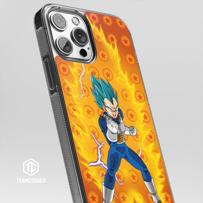 Coque design DRAGON BALL - VEGETA 06 SUPER SAIYAN BLEU - TEAMCOQUES
