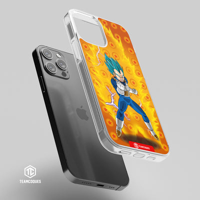 Coque design DRAGON BALL - VEGETA 06 SUPER SAIYAN BLEU - TEAMCOQUES