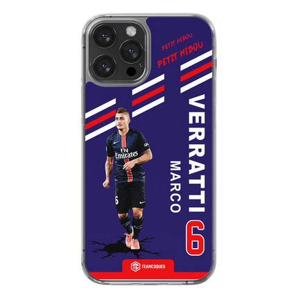 Coque joueur MARCO VERRATTI PARIS - TEAMCOQUES