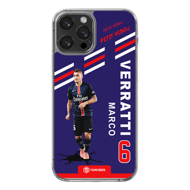 Coque joueur MARCO VERRATTI PARIS - TEAMCOQUES