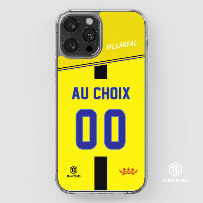 Coque foot VILLAREAL personnalisable - TEAMCOQUES