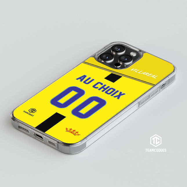 Coque foot VILLAREAL personnalisable - TEAMCOQUES