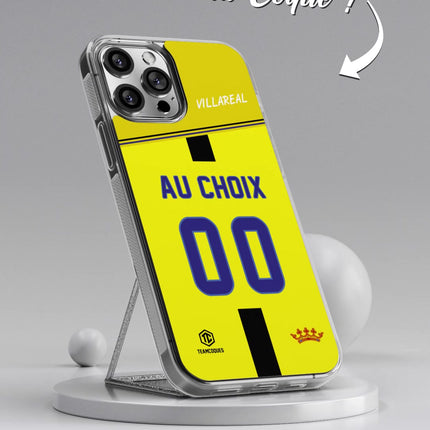 Vidéo Coque foot VILLAREAL personnalisable - TEAMCOQUES