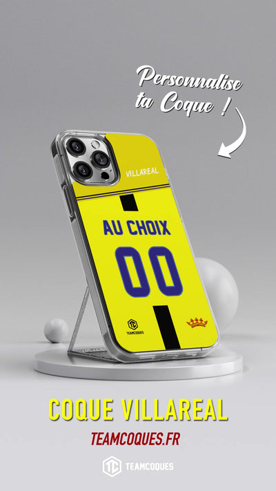 Vidéo Coque foot VILLAREAL personnalisable - TEAMCOQUES