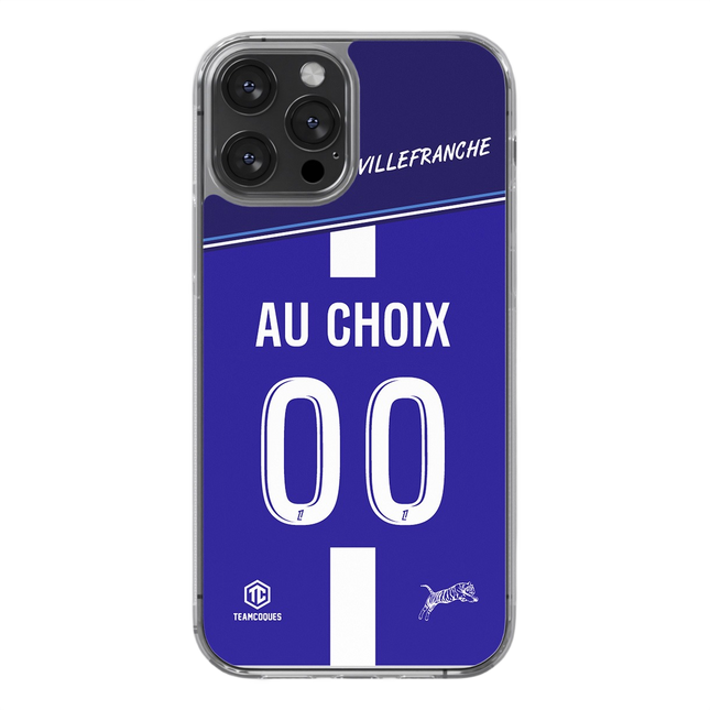 Coque foot VILLEFRANCHE personnalisable - TEAMCOQUES