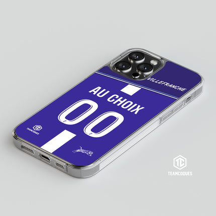 Coque foot VILLEFRANCHE personnalisable - TEAMCOQUES