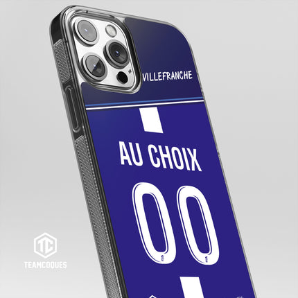 Coque foot VILLEFRANCHE personnalisable - TEAMCOQUES