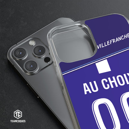 Coque foot VILLEFRANCHE personnalisable - TEAMCOQUES