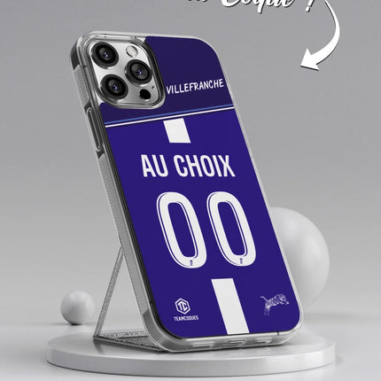 Vidéo Coque foot VILLEFRANCHE personnalisable - TEAMCOQUES
