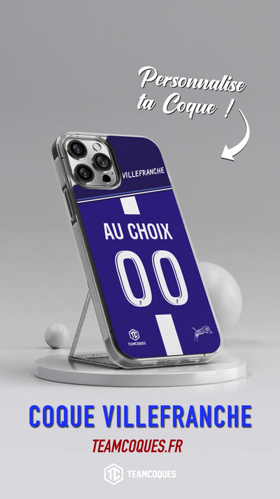 Vidéo Coque foot VILLEFRANCHE personnalisable - TEAMCOQUES