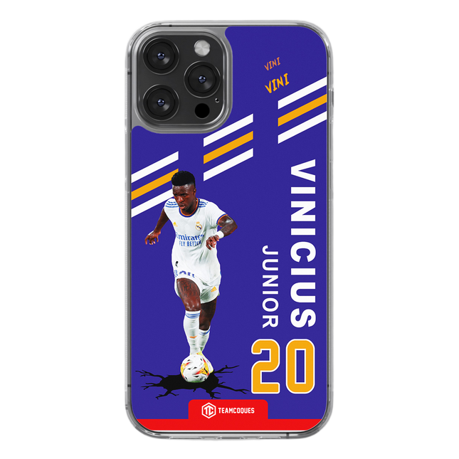 Coque joueur VINICIUS JUNIOR JR REAL MADRID - TEAMCOQUES