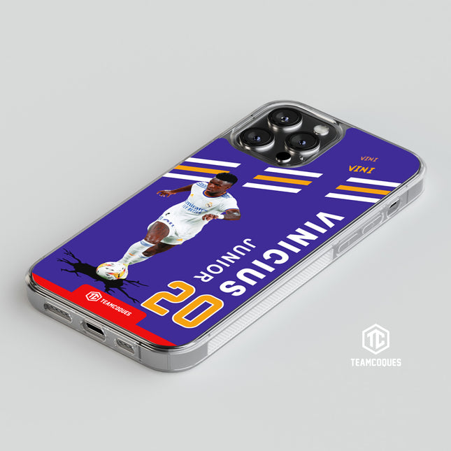 Coque joueur VINICIUS JUNIOR JR REAL MADRID - TEAMCOQUES