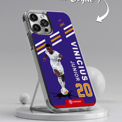 Vidéo Coque joueur VINICIUS JUNIOR JR REAL MADRID - TEAMCOQUES