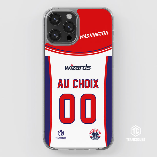 Coque basket NBA WASHINGTON WIZARDS personnalisable - TEAMCOQUES