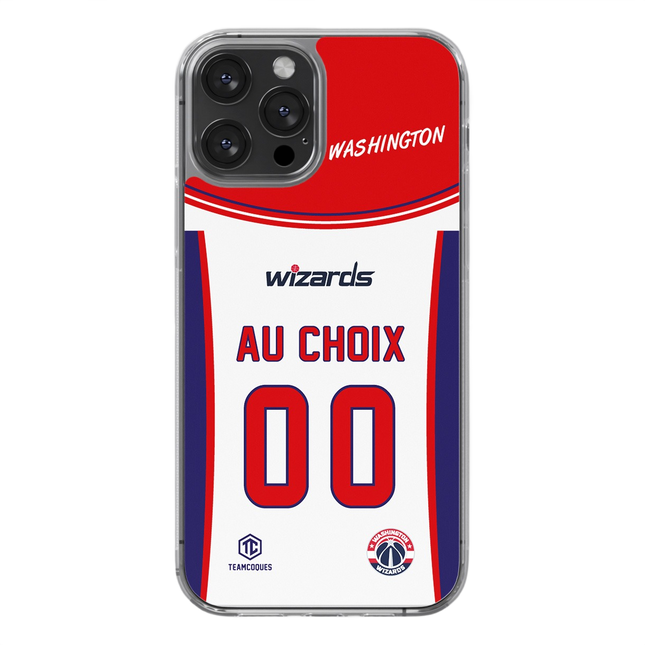 Coque basket NBA WASHINGTON WIZARDS personnalisable - TEAMCOQUES