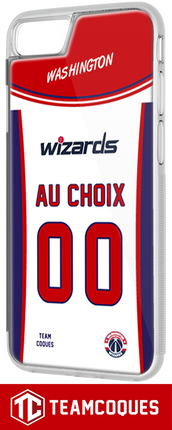 Coque basket NBA WASHINGTON WIZARDS personnalisable - TEAMCOQUES