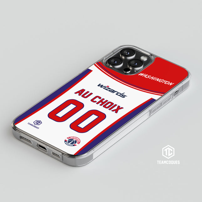 Coque basket NBA WASHINGTON WIZARDS personnalisable - TEAMCOQUES